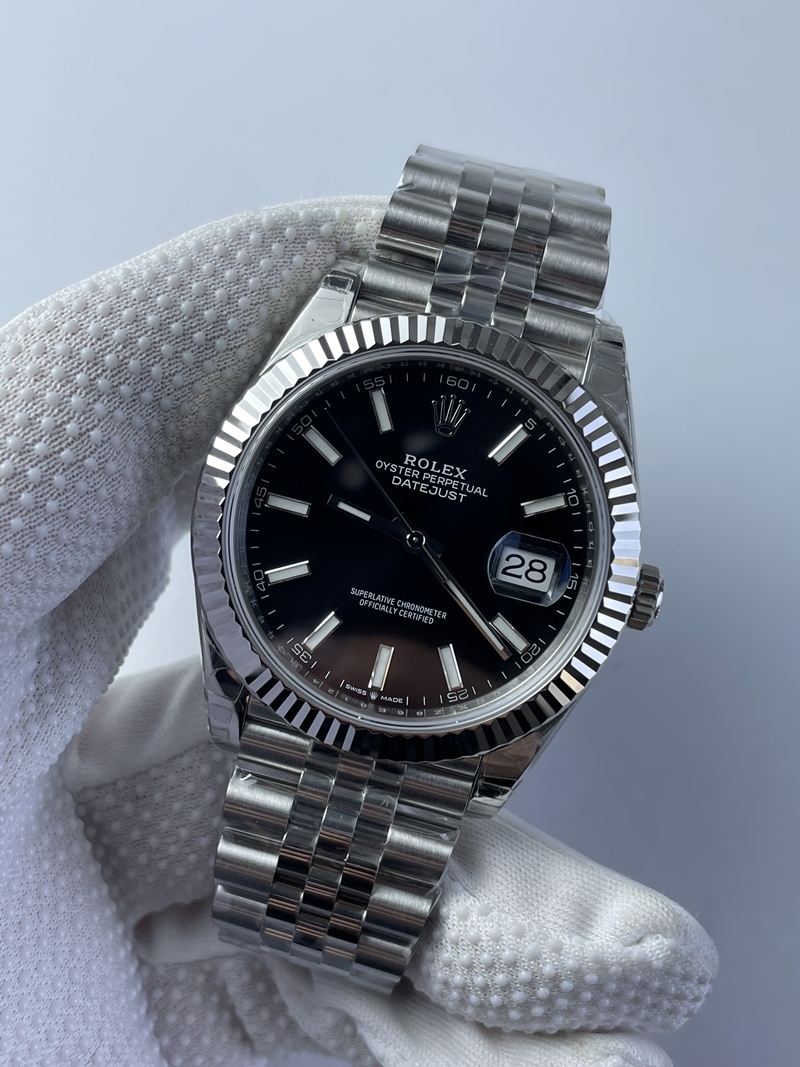 (준비완료/특급배송)NO.2326/ VS공장 롤렉스 데이저스트 41미리 블랙 바인덱스 쥬빌레 플루티드